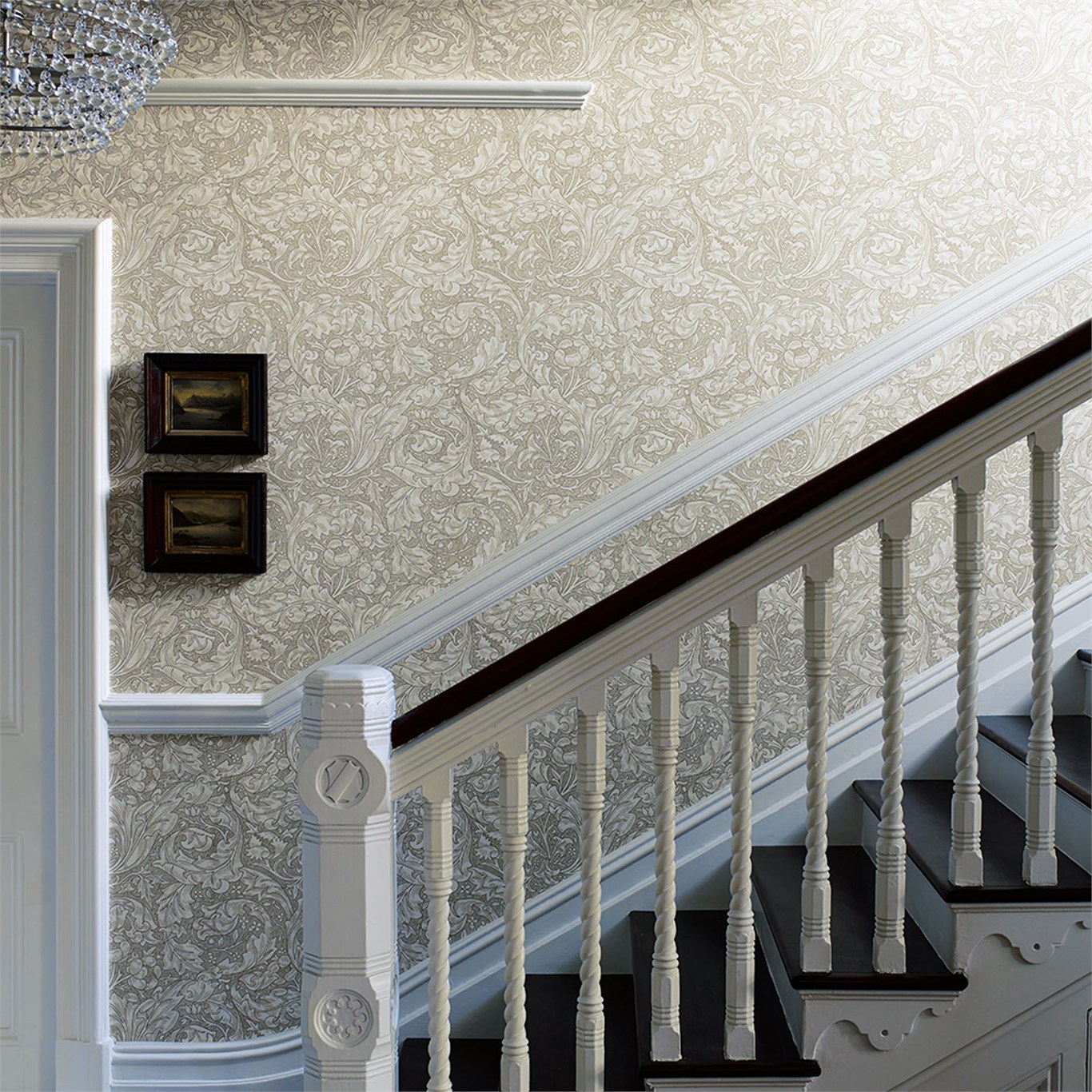 Обои Morris Archive Wallpapers III Bachelors Button 214735 фото в интерьере